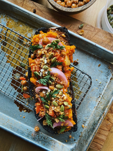 Squash Toast | Plants a la Dirty Raven